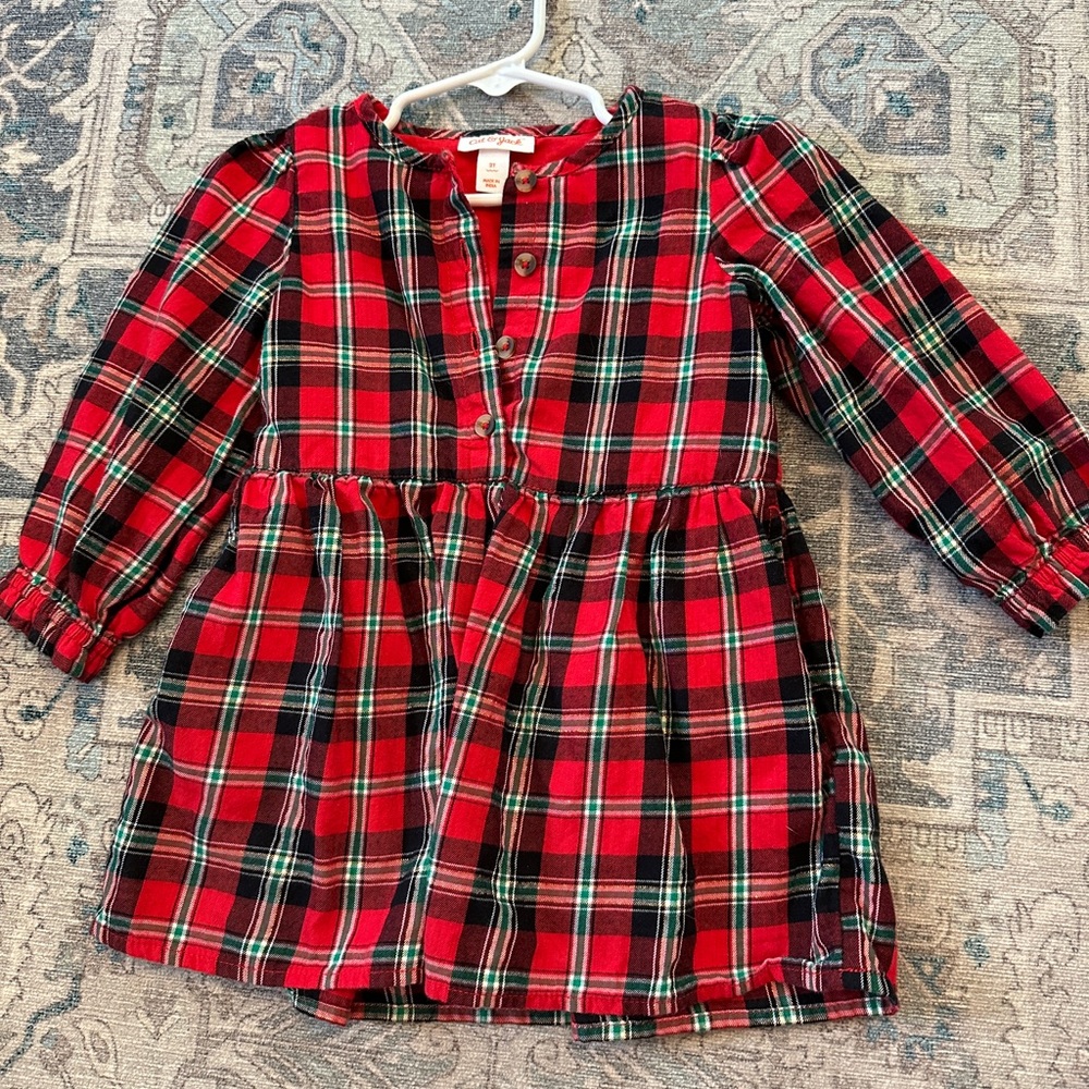 Cat & Jack 2T long sleeve holiday dress
